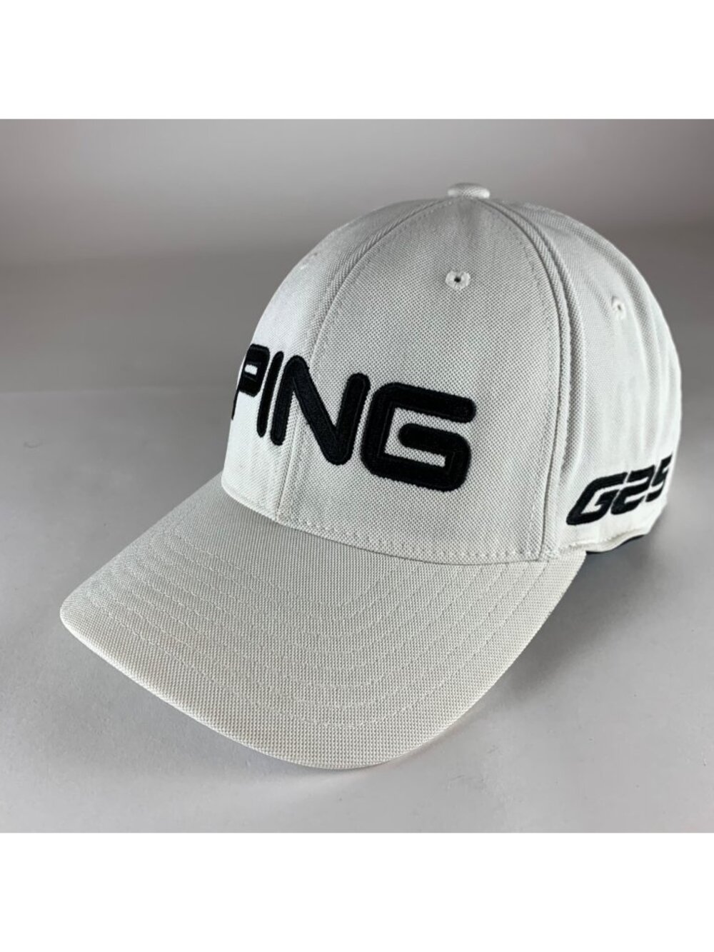 Ping G25 Sensorcool White Stretch Fitted Hat Mens L/XL